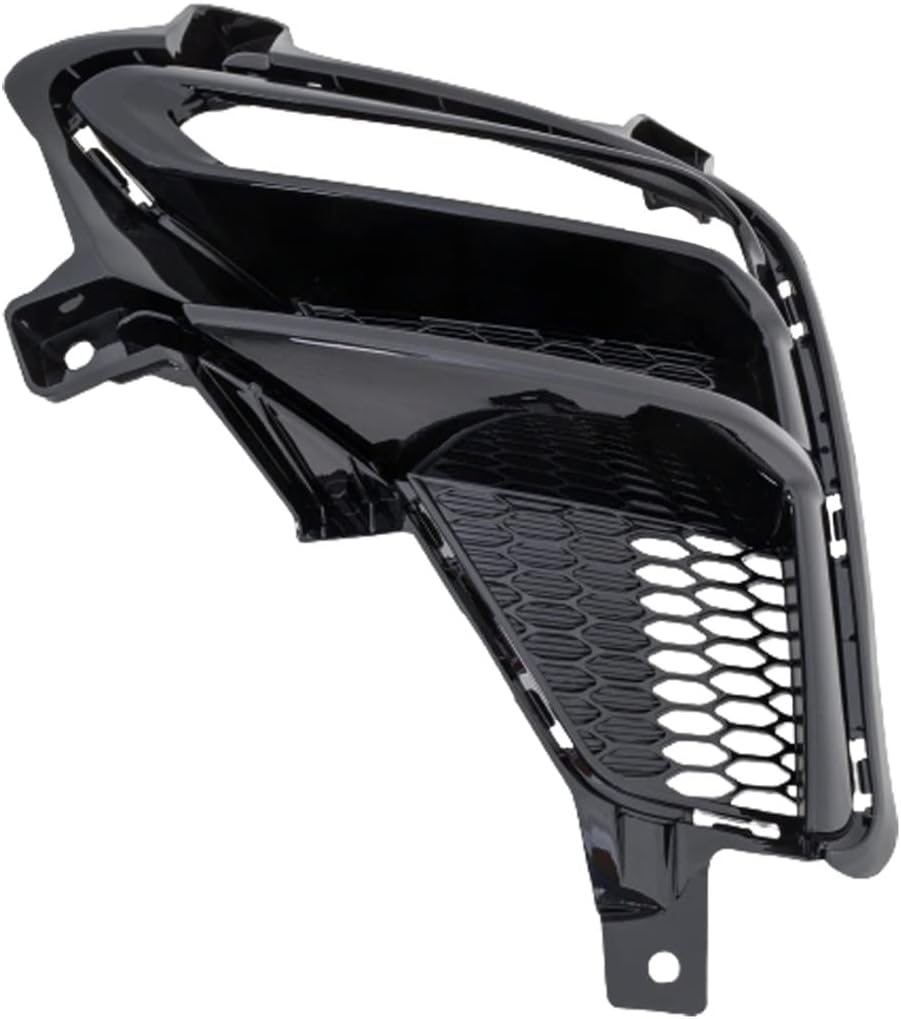 KarParts360 For Kia Forte 2019 2020 2021 Fog Light Bezel Driver Side | Front | Sedan | Painted Black | Made Of PP Plastic | Replacement For KI1038135 | 191275540282, 86595M7010