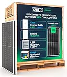 KIT Pannelli Solari 6,72 kWp + Inverter Ibrido Deye 6 kW + Batteria 10,24 kWh + Quadro di ...