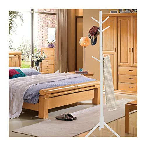 WYUYIWH Perchero, perchero de madera, perchero de pie, perchero creativo para el hogar, muebles para el hogar, perchero de almacenamiento para colgar ropa, colgador de madera, estante de secado para