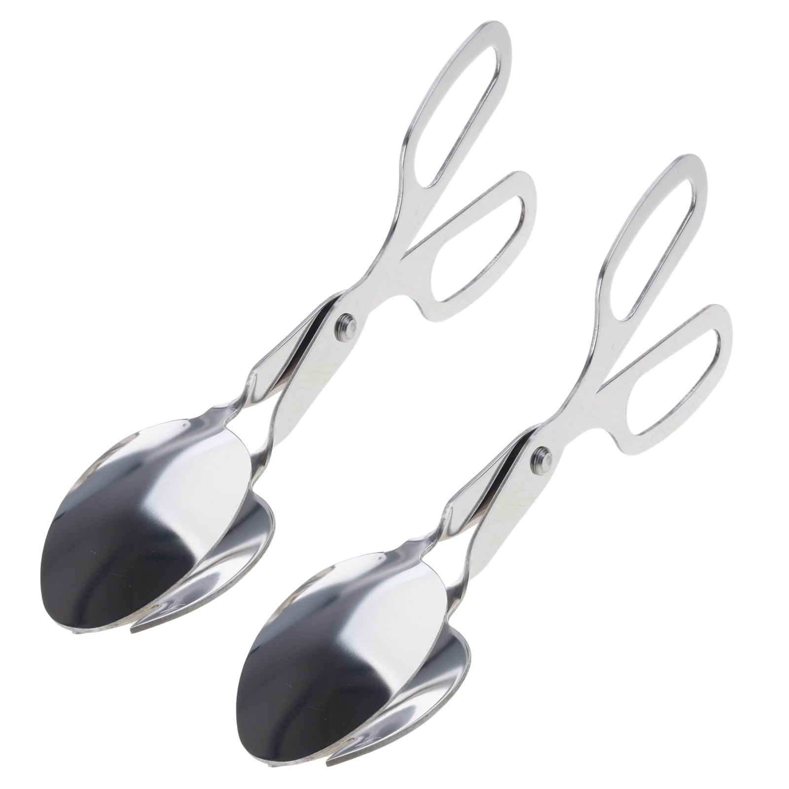 Tsophreniq Salad and Cake Serving Tongs with Scissor Mechanism Salad Suitable for Comfortable Operations Various Setting Serving