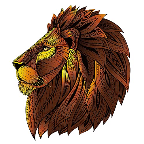 Eureka Rainbow Wooden Puzzle Lion 121 Pieces - vue 2