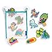 Mudpuppy Rub-a-Dub Dinos – 20 Stickable Dinosaur Themed Foam Shapes for Bath Time Entertainment with Mesh Storage Bag for Ages 2 and Up
