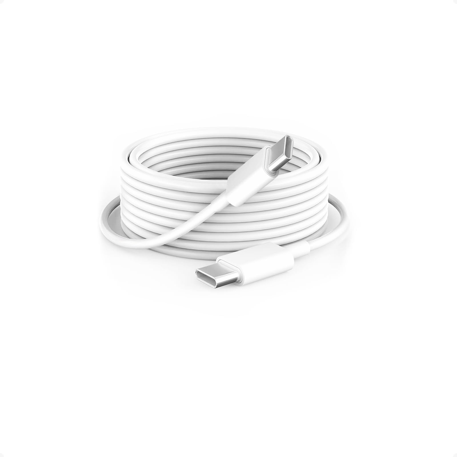 USB-C to C Cable 10-ft Apple Certified for iPad/iPad Pro/iPad Air/iPad Mini/iPhone 15 with USB-C Port,White 1Pack