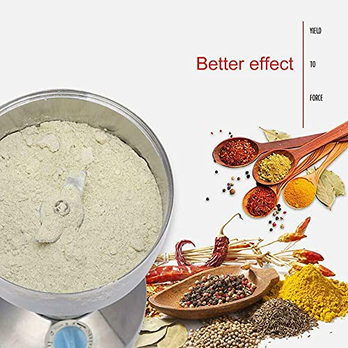 Samger 70-300 Mesh Electric Grain Miller Grinder 700G 1800W Stainless Steel High Speed Spice Grinder Pulverizer 28000Rpm Commercial Powder Machine For Coffee Bean Nut Herb Wheat Pepper #TOP4