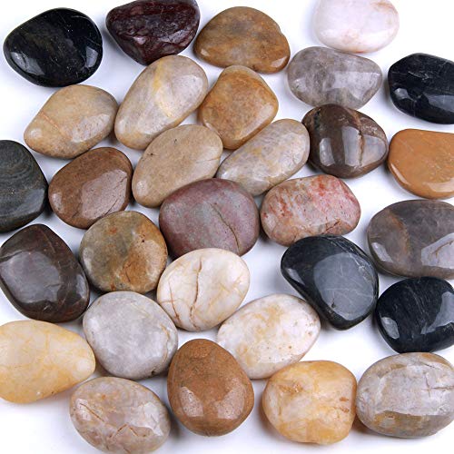 4 Pounds 1-2 inch Natural Rocks for Painting Kindness rocks Crafting Party Pack
