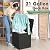 WTFGO Outdoor Storage Box, Resin Deck Boxes Outdoor Waterproof For Patio Furniture, Garden Tools, Pool Supplies, Durable And UV Resistant, Lockable (31 Gallon, Black)