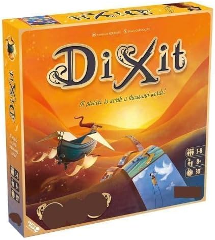 Dixit Original Board Game, Imaginative Storytelling Game, Family Board Game, Friends Game Night, Creative Card Game, Colorful Cards.