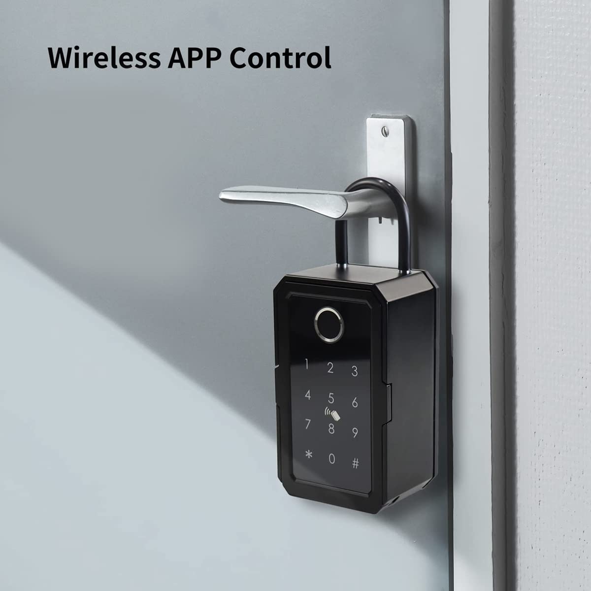Smart Key Lock Box Ttlock WiFi Fechadura Eletronica Wasserdichte Wandhalterung Fingerabdruck Türschloss Sicherheit Lockbox