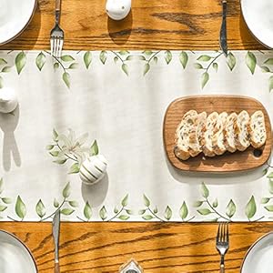 Artoid mode he is risen easter table runner spring summer seasonal holiday kitchen dining table decoration for indoor outdoor home party decor 13 x 72 inch  urban country home decor