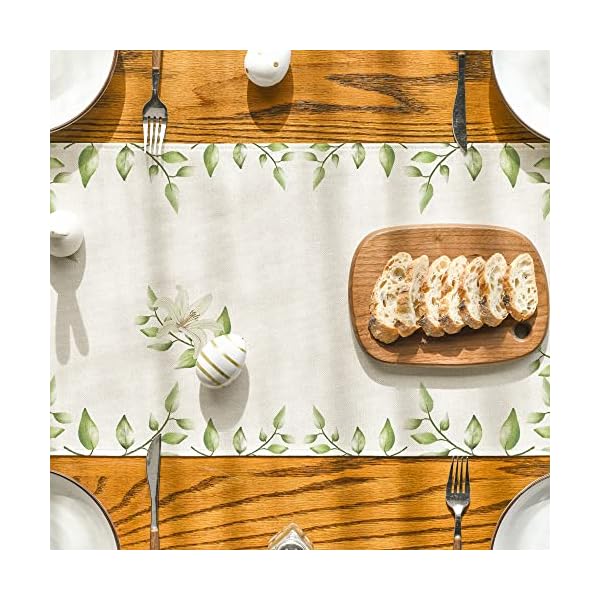 Artoid mode he is risen easter table runner spring summer seasonal holiday kitchen dining table decoration for indoor outdoor home party decor 13 x 72 inch  urban country home decor