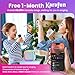 Mini Karaoke Machine for Kids, 2026 TOP Toys Birthday Valentine's Day Gifts Ideas for Girls Ages 4, 5, 6, 7, 8, 9, 10, 12+ Years Old, Portable MP3 Player with 2 Wireless Mics for Family Home Party