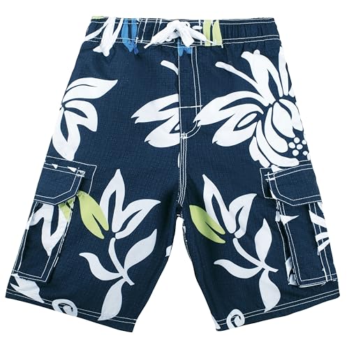 Image of Kanu Surf Boys' Paradise Floral Swim Trunk
