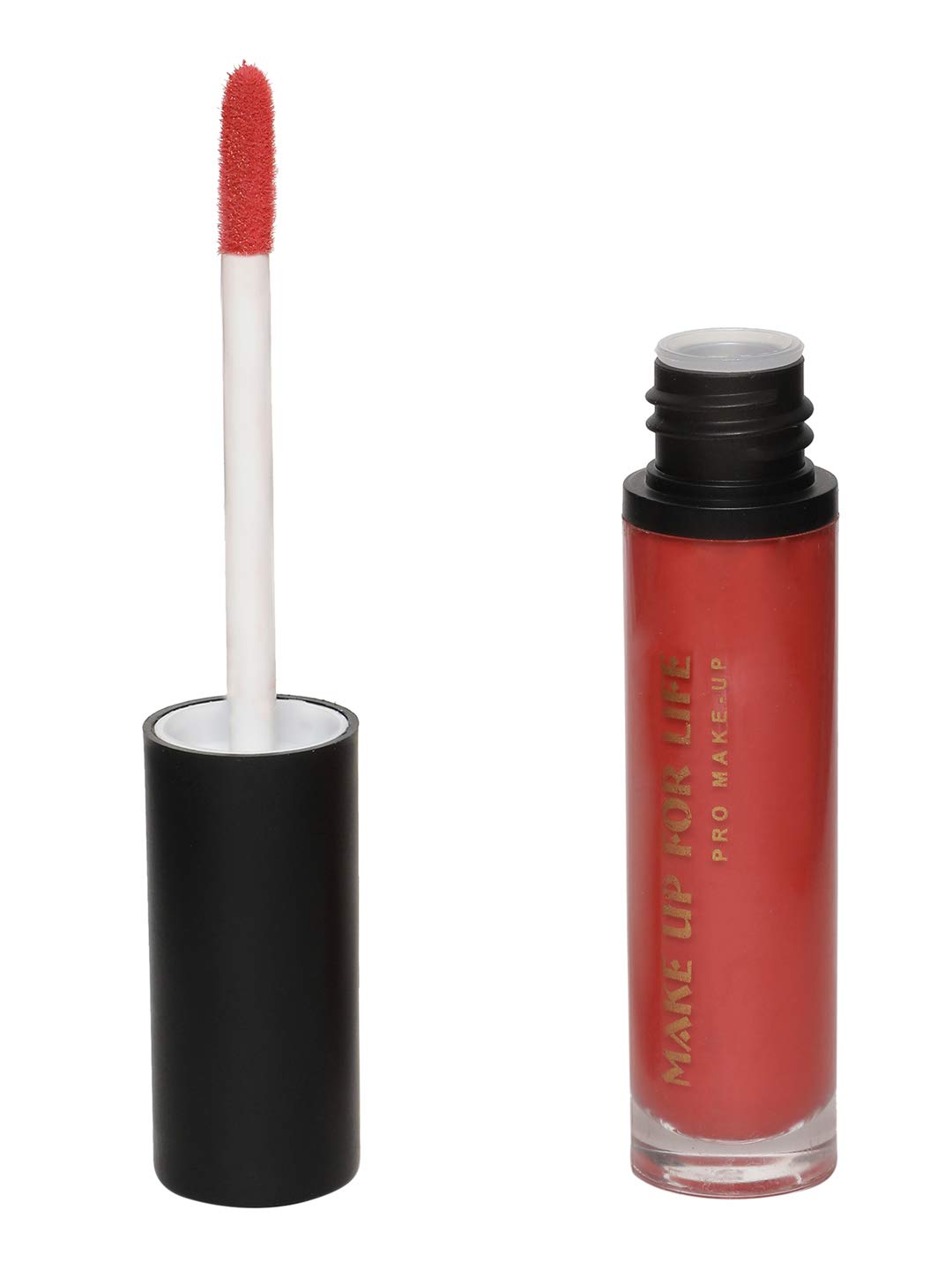 MAKE UP FOR LIFE 12 Hr Liquid Lip Gloss-118, Pink Peach, 5 g-image-49