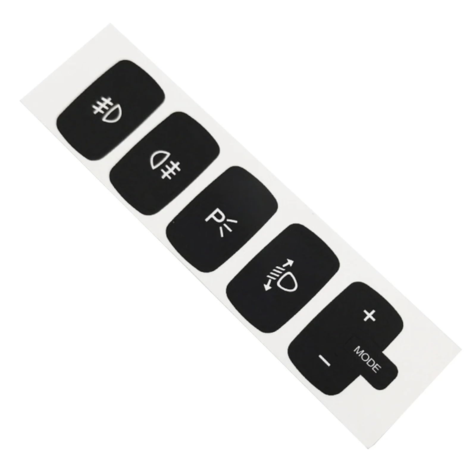 Compatible avec Fiat pour Croma 2005 2006 2007 2008 2009 2010 2011 1 ensemble d'autocollants réparation bouton-poussoir d'interrupteur feux antibrouillard Autocollants Intérieur