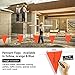 Pennant Safety Flags, Flagging Banner Warning Flags, Marking Flag on String for Parking Lot Events, Traffic Barrier Line, Yard Roof Perimeter, Boundary Construction Workplace 100ft 7x10inch