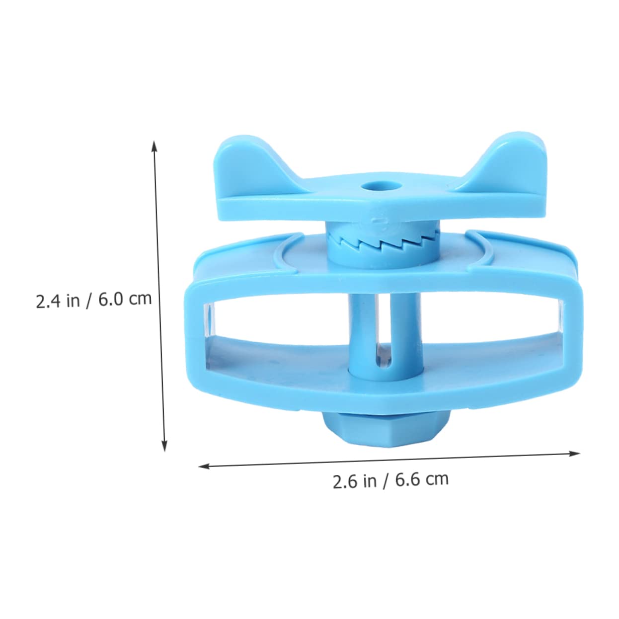24 Pezzi Tendifilo per Recinzione in Plastica Blu, Isolatori per Recinzioni Elettriche, Accessori, Pratici e Resistenti per Filo Recinzione