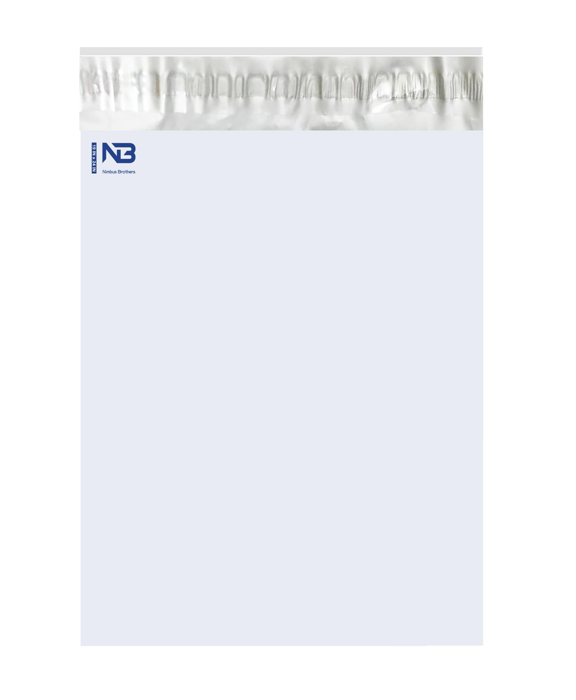 NB 19x24 Inch – 100 Pcs White Poly Mailers Strong Adhesive Self-Seal Shipping Envelopes, Tear & Water Resistant Packaging for E-Commerce and Small