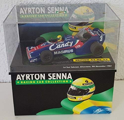Ayrton Senna F1 Toleman Hart TG183B Minichamps 1/43 cadeau idéal pour passionné de course