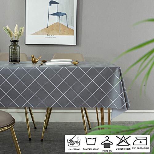 Mantel de PVC rectangular impermeable y antimanchas para mesa de picnic 5