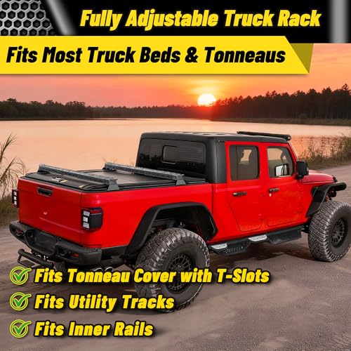 MONOKING Full-Size Adjustable Truck Rack
