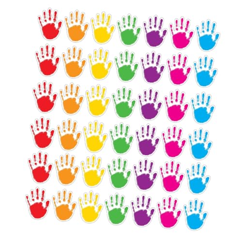 SHINEOFI 100 Tarjetas De Palma Recortables De Papel De Papel Para Tablón De Anuncios Lindas Tarjetas Con Forma De Mano Para Decoración De Tablones De Anuncios En El Aula Papel
