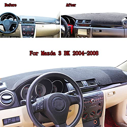 LEFEDA alfombrilla salpicadero para Mazda 3 M3 BK 2003 2006 2009 5