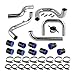 PKSABB Turbo Intercooler Piping Kit Compatible with Honda Civic EG EK 92-00;Acura Integra DC2 D15 D16 B16 B18 94-01;Del Sol 93-97