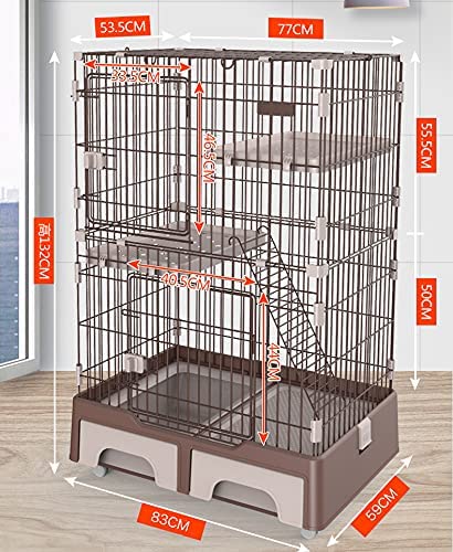Amazon.co.jp: 猫ケージ トイレ付 キャットケージ ケージ ゲージ