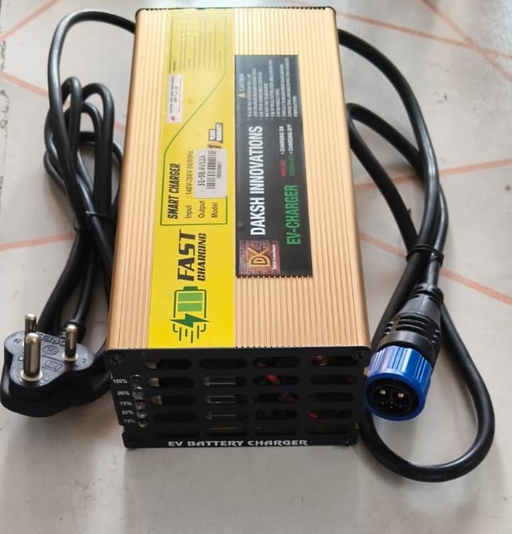TVS I QUBE Charger 58V/10AMP with Original Cable-image-37