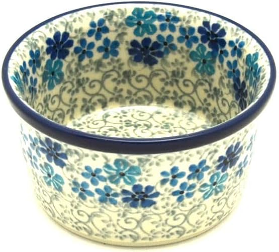 Polish Pottery Ramekin - Sea Blossom