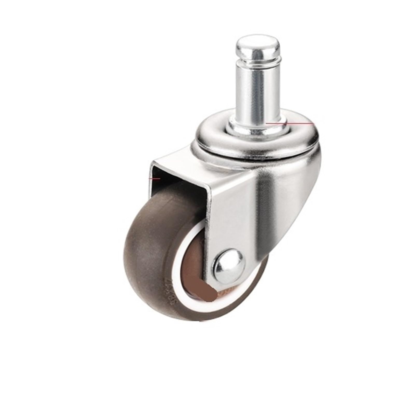 MXXDMOPD 5 Pieces/lot Silent Office Chair Computer Universal Pulley Swivel Hub Rubber Caster(1.5-Inch-Circlip sty)