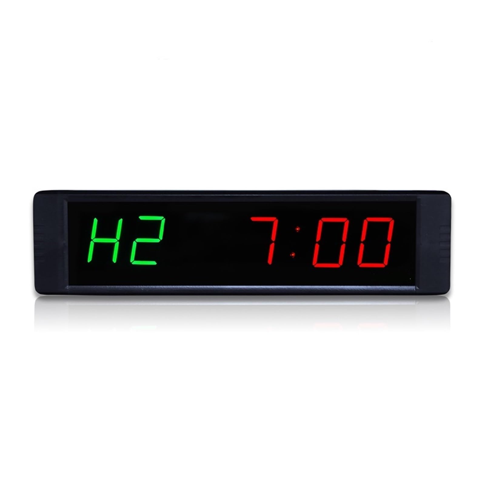 Timer palestra, LED Gym Garage Temporizzazione allenamento fitness Timer intervallo conto alla rovescia(RB2B-1R)