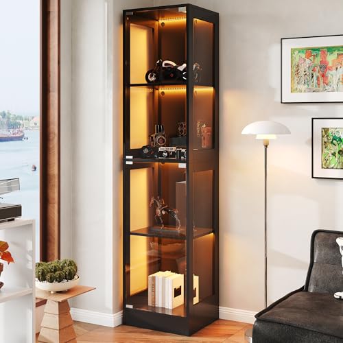 Aunvla Vitrina LED de 40 x 35 x 170