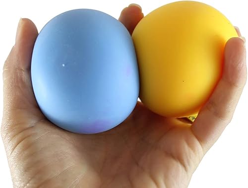 Miniatura 6 de Curious Minds Busy Bags Bolas de estrés rellenas Doh de 2.5 pulgadas que cambian de color, relleno de crema de afeitar, como masa, bolas sensoriales