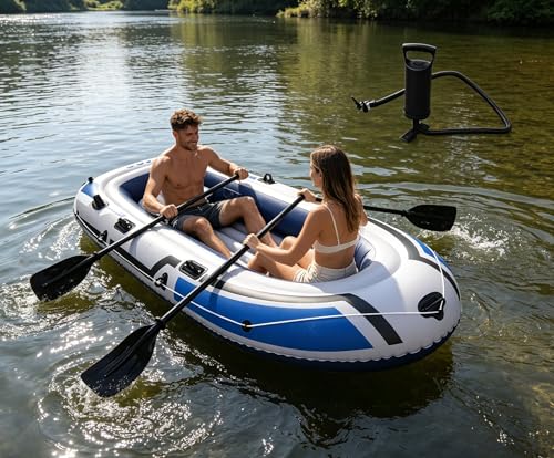 Bateau gonflable compact facile à transporter pour rafting et lac