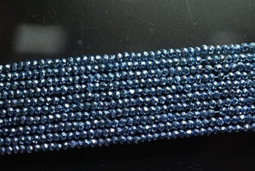 Pyrite facettée 3.5mm bleu ciel pour éliminer les défauts de vos bijoux - 3