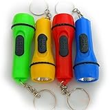 Mindestens drei Farben (gelb, blau, rot oder grün) im Lieferumfang enthalten Süße Kindertaschenlampe mit Ein-/Aus-Schiebeschalter