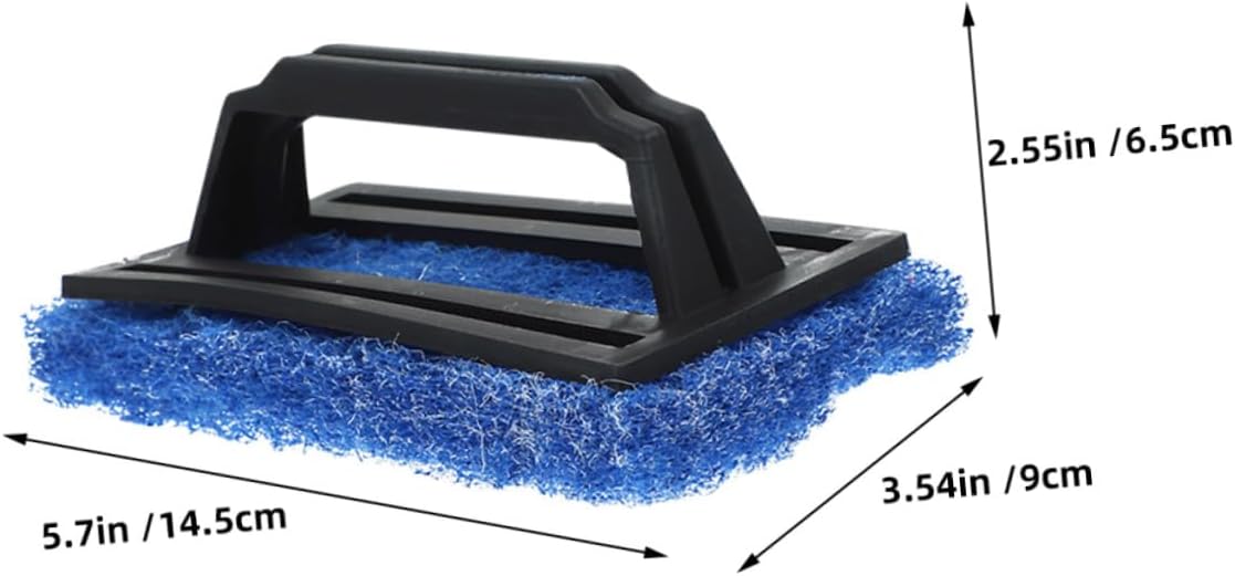 Ciieeo 6Pcs Ink Screen Printing Scrub Pads with Handle Brush for Ink Removal Screens Printing Accessories