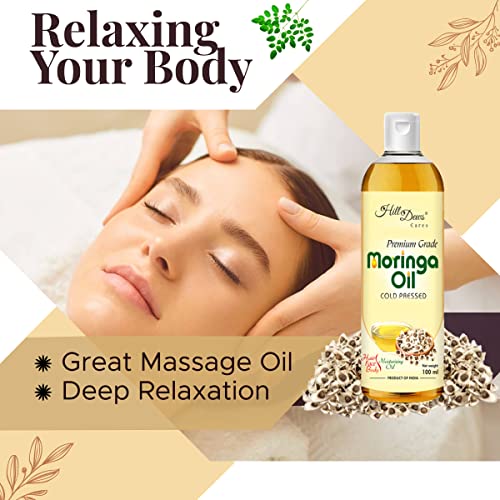 Image of Moringa Seed Oil 100 ml - Pure Unrefined Cold Pressed For Skin and Hair 100 ml