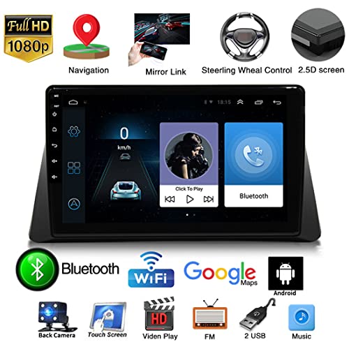 XMZWD Autoradio Stereo, 9 Zoll Android 10.0 GPS-Navigation Für B-MW X3 E83 2004 2005 2006 2007 2008 2009 2010 2011 2012, Unterstützt Bluetooth 4G WiFi BT USB AM FM/RDS SWC DSP CarPlay