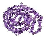 AD Beads 34 inches 5-10mm Natural Chips Nuggets Freeform Tumbled Irregular Gemstone for Necklace Bracelet Earring Chandelier Healing Crystal(Amethyst)