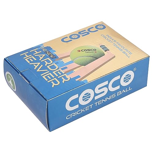 Cosco Cricket Normal Force Leather Tennis Ball (Yellow) -Pack of 6 - Thumbnail 6