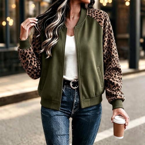 Jackets for Women Trendy Zip Up Coat Lightweight Fall Jackets with Pockets - image 3
