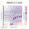 Amober 12 Colors Nail Art Pens Set, 2025 New Nail Art Markers Polish Pen for 3D Nail Art, Nail Art Tools for Graffiti Dotting Drawing Painting Point Liner DIY (1 set) #6