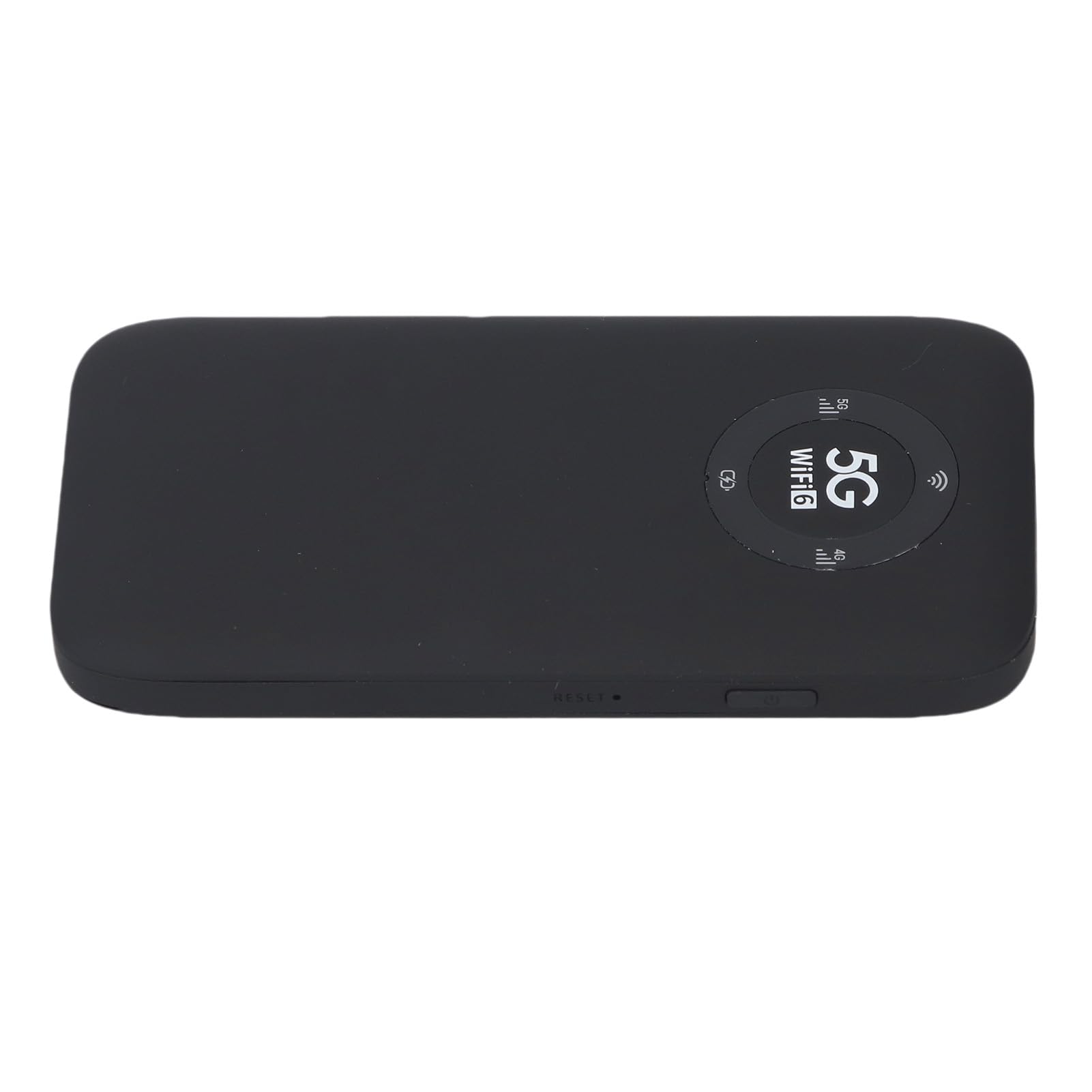5G Mobiler Hotspot WiFi 6 mit 7100 MAh, IP67-Reiserouter für 16 Geräte, Dualband-Wireless-SIM-Kartenmodem (N41/N78/B1/B3) (Black)