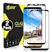 Produktbild CRXOOX Panzerglasfolie für Samsung Galaxy S9 Plus, [2 stück] Panzerfolie Displayschutz Gehärtetem Glass 9H Härtegrad, Anti-Kratzen für Samsung Galaxy S9 Plus (Schwarz)