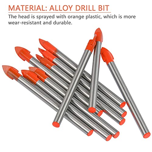 10-Piece Drill Bit Set - 6mm Tungsten Carbide for Ceramic, Mirror, Porcelain, Marble & Glass 5 10-Piece Drill Bit Set - 6mm Tungsten Carbide for Ceramic, Mirror, Porcelain, Marble & Glass - Image 5