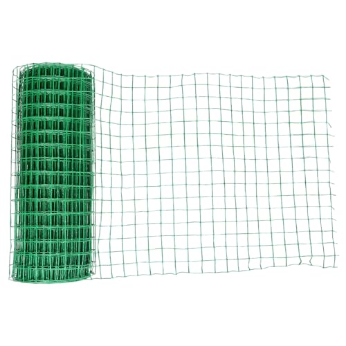 ANDRESLAD Grillage Métallique Vert pour Poulailler 05 M de Haut X 5 M de Long Mailles 3 CM Clôture Résistante en Fer pour Jardin Barrière Anti-Oiseaux et Protection Arbres Fruitiers