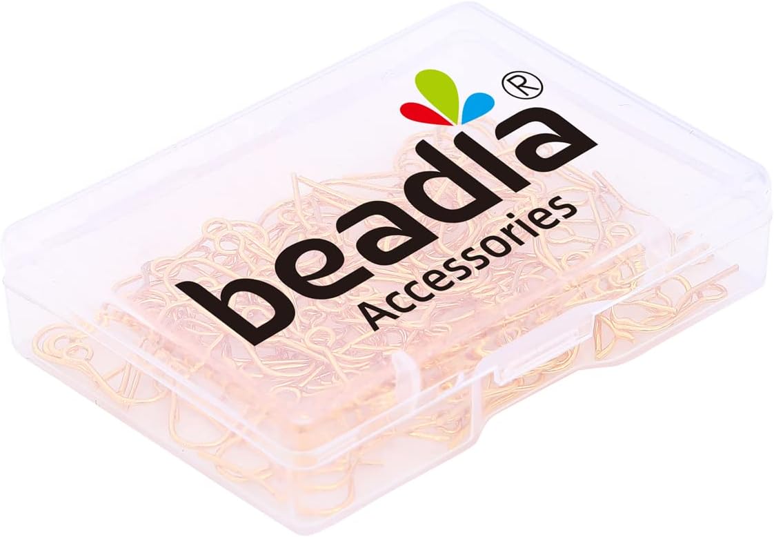 18K Gold Plated Earring Hooks 12x15mm 100pcs for Jewelry Making Findings - Image 6