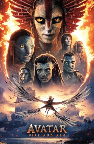 Avatar: Fire and Ash (2025) - One Sheet Wall Poster, 34L" x 22.4W", Unframed Version